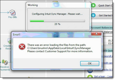 Quickbooks Sync Manager Error